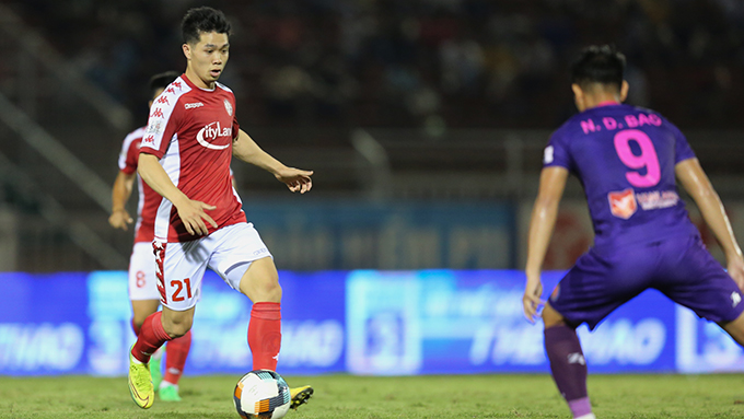 Công Phượng vẫn chưa có bàn nào ở V.League cho TP.HCM. Ảnh: Quốc An 