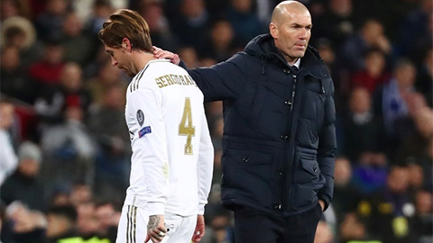 Ramos nói gì khi bị HLV Zidane thay ra ở trận Real đánh bại Eibar?