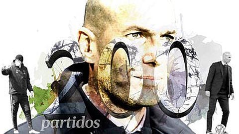 Zidane chạm mốc 200 trận dẫn dắt Real với tỷ lệ thắng cao nhất