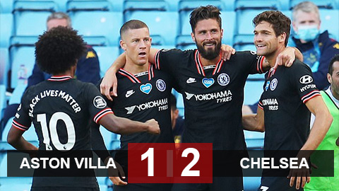 Aston Villa 1-2 Chelsea: Thắng ngược Aston Villa, Chelsea cho M.U "hít khói"
