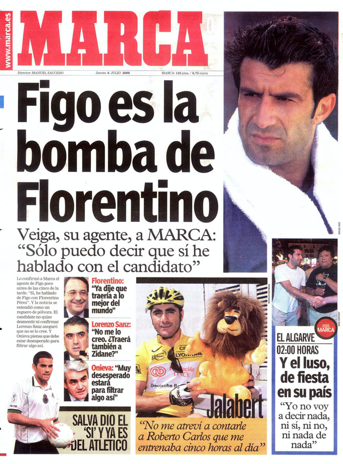 'Bom tấn' Figo là chìa khoá giúp Perez giành chức chủ tịch