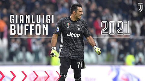 Juventus gia hạn hợp đồng với Buffon và Chiellini