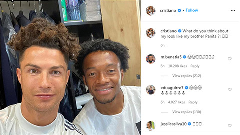 Điều gì khiến đôi tóc của Ronaldo luôn khiến các fan hâm mộ trầm trồ khen ngợi? Hãy tìm hiểu qua những hình ảnh cực chất lượng về anh cùng với đồng đội Cuadrado ở Juventus.