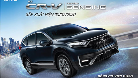 Honda CR-V phiên bản mới 2020 sắp ra mắt thị trường Việt Nam