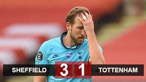 Sheffield Utd 3-1 Tottenham: Thầy trò Mourinho thua tan tác
