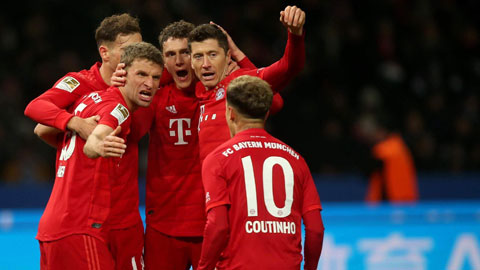 Bayern thống trị Đội hình tiêu biểu Bundesliga 2019/20 của Kicker