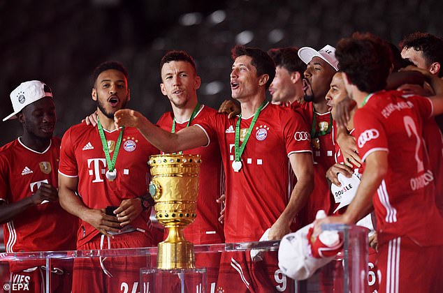 Bayern vừa thâu tóm cả Cúp QG Đức để hoàn tất cú đúp quốc nội 2 năm liên tiếp