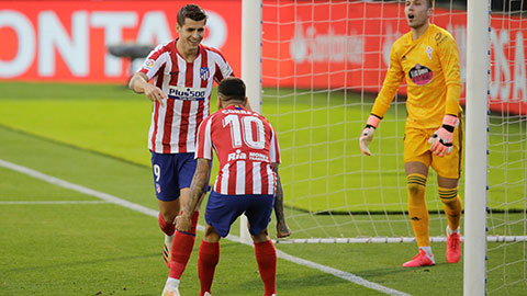 Atletico: Đến lượt Morata sắm vai chính