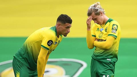 Norwich là đội đầu tiên xuống hạng tại Premier League 2019/20