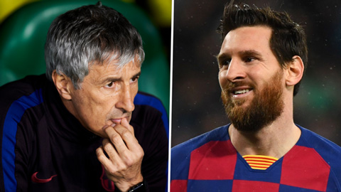 Setien: 'Messi cần được nghỉ ngơi nhưng Barca không thể làm thế'