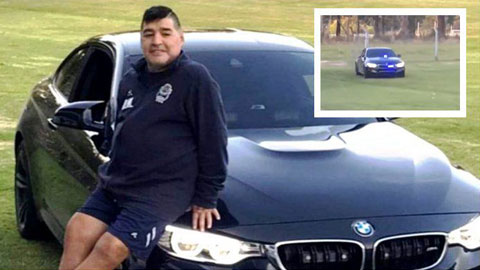 Maradona chơi ngông lắp thiết bị cảnh sát cho xe riêng