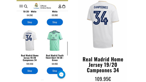 Real bị bóc phốt bán sẵn áo đấu in chức vô địch La Liga mùa 2019/20