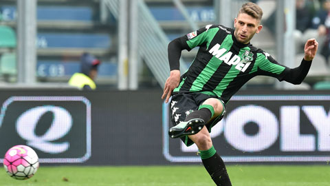 Berardi & bàn đầu tiên vào lưới Juventus