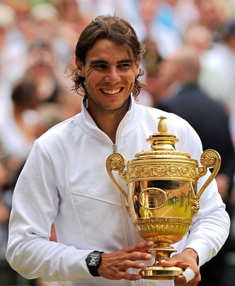 Nadal thắng 53 trận, thua 12 trận và giành hai chức vô địch Wimbledon (2008, 2010)
