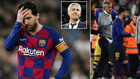 Setien bình thản trước 'cơn thịnh nộ' của Messi