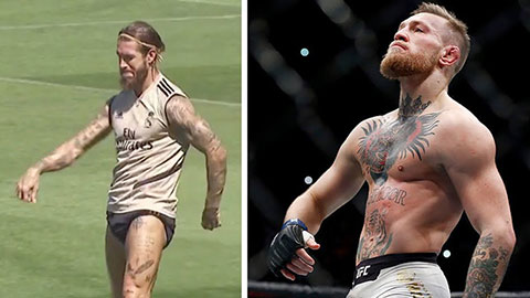 Sergio Ramos bắt chước dáng đi "tỷ phú khệnh khạng" của ...