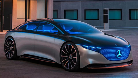 Mercedes sắp tung ra mẫu xe điện Vision EQS mạnh hơn cả Tesla Model S