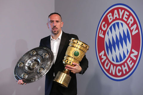 Ribery, cầu thủ Pháp thành công nhất lịch sử Bayern