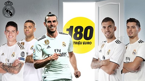 Dàn sao trị giá 180 triệu euro sắp bị Real thanh lý có Bale và ai khác? Dàn sao trị giá 180 triệu euro sắp bị Real thanh lý có Bale và ai khác?