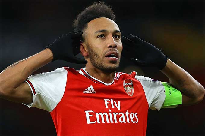 Aubameyang đã ghi 20 bàn ở giải Ngoại hạng Anh mùa này