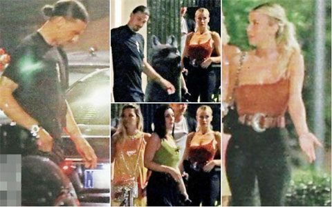 Ibrahimovic và Diletta Leotta bị bắt gặp hẹn hò