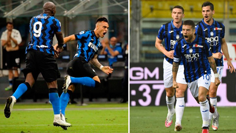 Cùng thắng, Inter và Atalanta ganh đua quyết liệt ngôi á quân