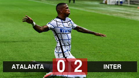 Kết quả Atalanta 0-2 Inter: Young tỏa sáng với siêu phẩm, Inter giành ngôi á quân