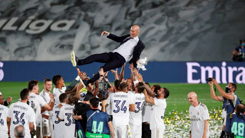 Việc Real lên ngôi vô địch mùa 2019/20 có dấu ấn rất lớn từ đội ngũ trợ lý cho HLV Zidane