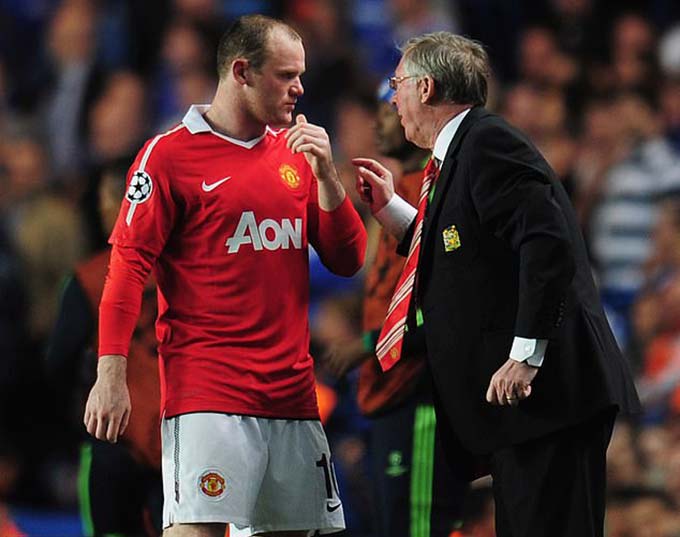 Rooney chưa bao giờ ngại đối đầu với Sir Alex