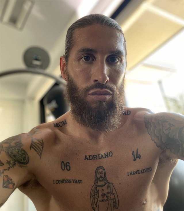 Football Transfer ar Twitter Sergio Ramos back tattoo is absolutely  amazing httpstcoEOlODKLzRv  Twitter