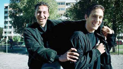 Flygare và Ibrahimovic (trái) một thời từng là bạn thân