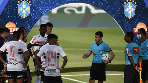 10 cầu thủ dương tính với Covid-19, trận mở màn của Sao Paulo tại giải VĐQG Brazil hoãn phút chót