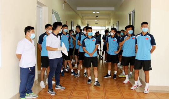 U22 Việt Nam đang tập trung tại trung tâm đào tạo trẻ VFF - Ảnh: VFF