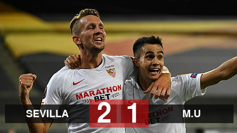Kết quả Sevilla 2-1 M.U: Fernandes ghi bàn, M.U vẫn thua ngược Sevilla