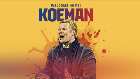 Chính thức: Koeman ký hợp đồng 2 năm với Barca