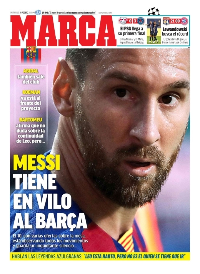 Messi không muốn tiếp tục thi đấu cho Barca
