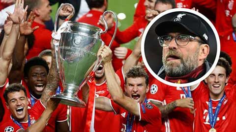 Klopp: 'Bayern may mắn mới vô địch Champions League'