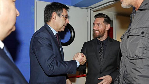 Bartomeu sẵn sàng từ chức để Messi ở lại Barca