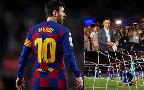 Thất vọng trước sự sa sút của Barca và cách quản lý yếu kém của BLĐ, Messi quyết định thanh lý hợp đồng để rời Nou Camp