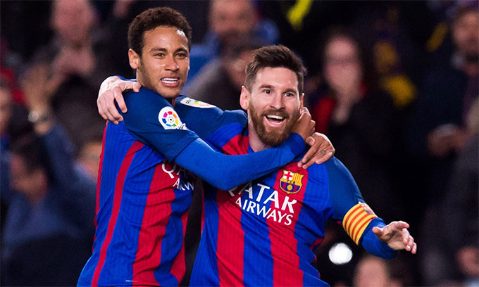 Neymar từng là "cạ cứng" của Messi ở Barca