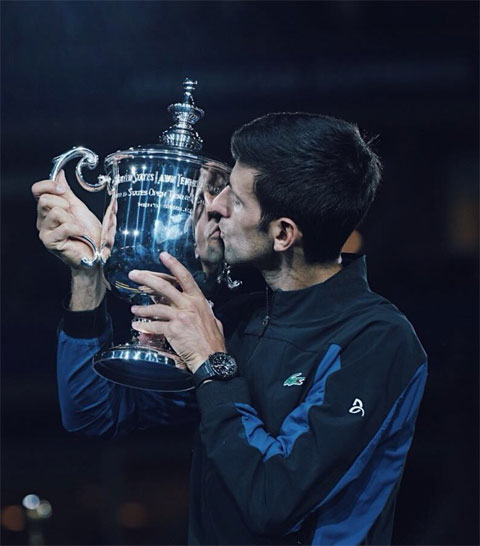 Djokovic có ba lần vô địch US Open, ở các năm 2011, 2015 và 2018