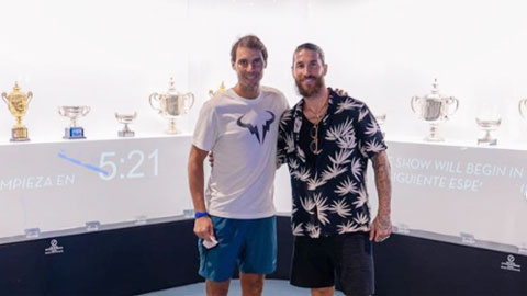 Sergio Ramos thăm bảo tàng của Nadal 