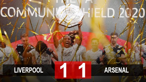 Kết quả Liverpool 1-1 Arsenal (pen 4-5): Pháo thủ vô địch Siêu cúp Anh sau loạt luân lưu bản lĩnh Kết quả Liverpool 1-1 Arsenal (pen 4-5): Pháo thủ vô địch Siêu cúp Anh sau loạt luân lưu bản lĩnh