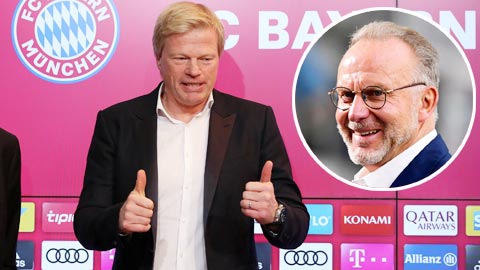 Kahn đang tham gia ban điều hành Bayern để chuẩn bị tiếp quản vị trí GĐĐH của Rummenigge (ảnh nhỏ)
