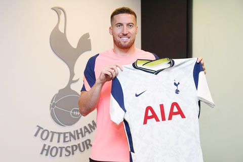 Tottenham chiêu mộ Doherty nhằm tăng cường khả năng tấn công bên cánh phải