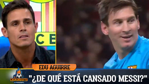 Theo nhà báo Edu Aguirre, Messi đang có hành động phản quốc trong bóng đá