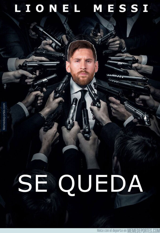 Messi: Thử nói không ở lại xem?