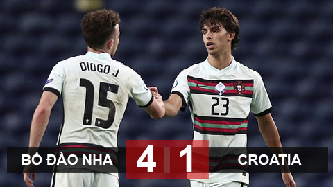 Kết quả Bồ Đào Nha 4-1 Croatia: ĐKVĐ thắng dễ trong ngày vắng Ronaldo Kết quả Bồ Đào Nha 4-1 Croatia: ĐKVĐ thắng dễ trong ngày vắng Ronaldo