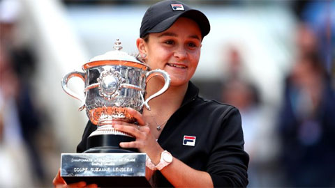 Roland Garros 2020 vắng nhà ĐKVĐ đơn nữ Ashleigh Barty