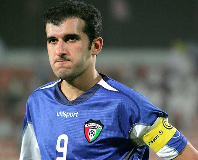 9. Bashar Abdullah (Kuwait): 75 bàn sau 134 trận. Tỷ lệ 0,56 bàn/trận